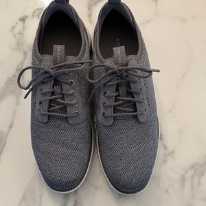Cole Haan Men's Gray Knit Lace-Up Sneakers